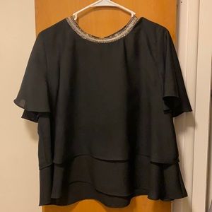 Zara blouse. Short sleeve. Size XL
